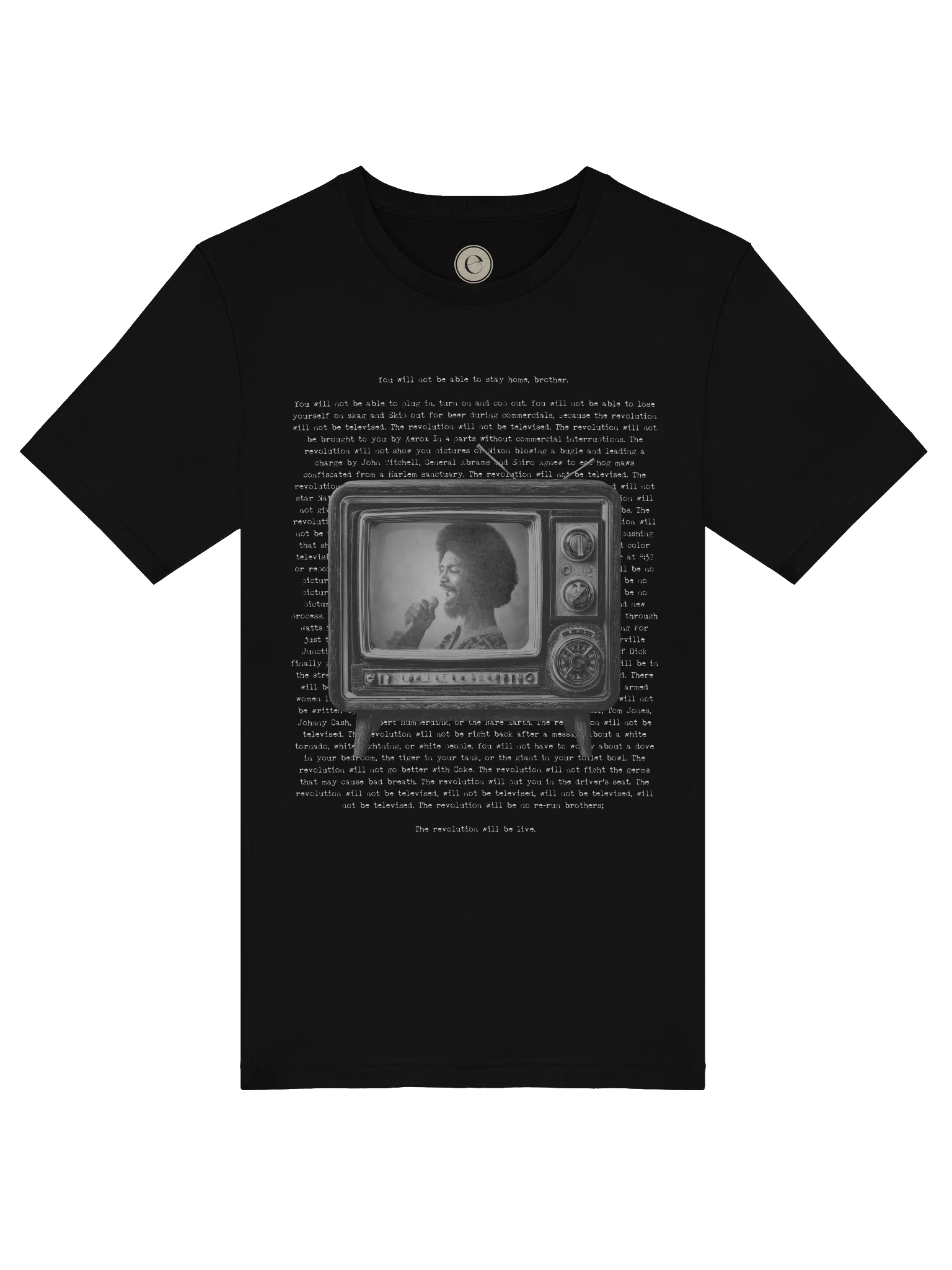the revolution will not be televised tee product image (5)