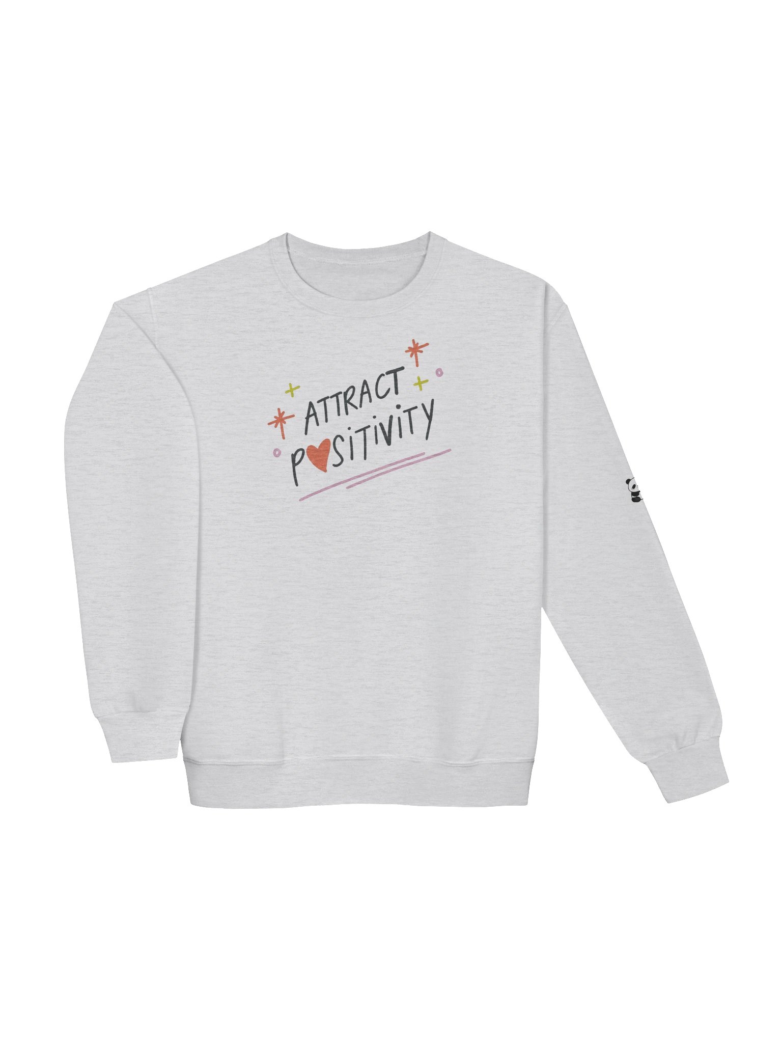 Positive Vibes Graphic Crewneck – “Attract Positivity” Sweatshirt product image (3)