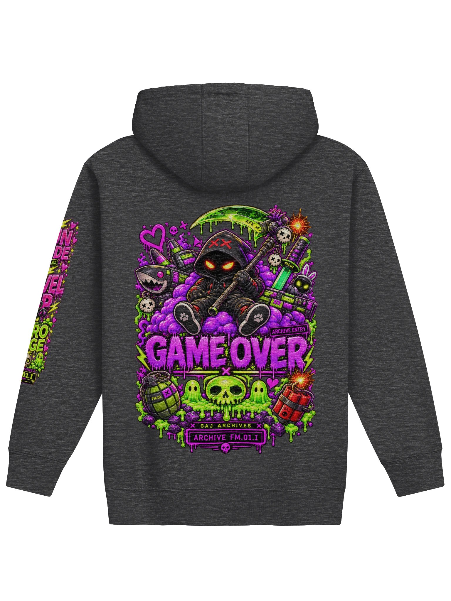 FUN MODE - NOT LAZY, JUST AFK Hoodie product image (2)