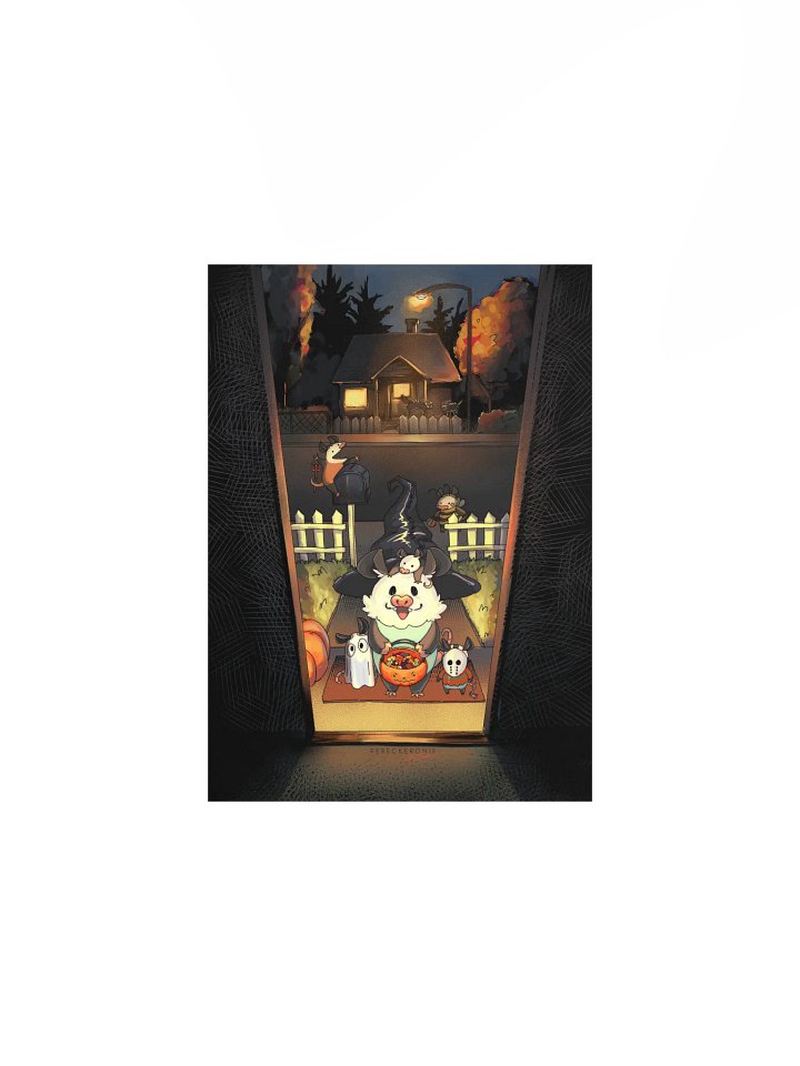 Trick or Treat Possum Print product image (1)
