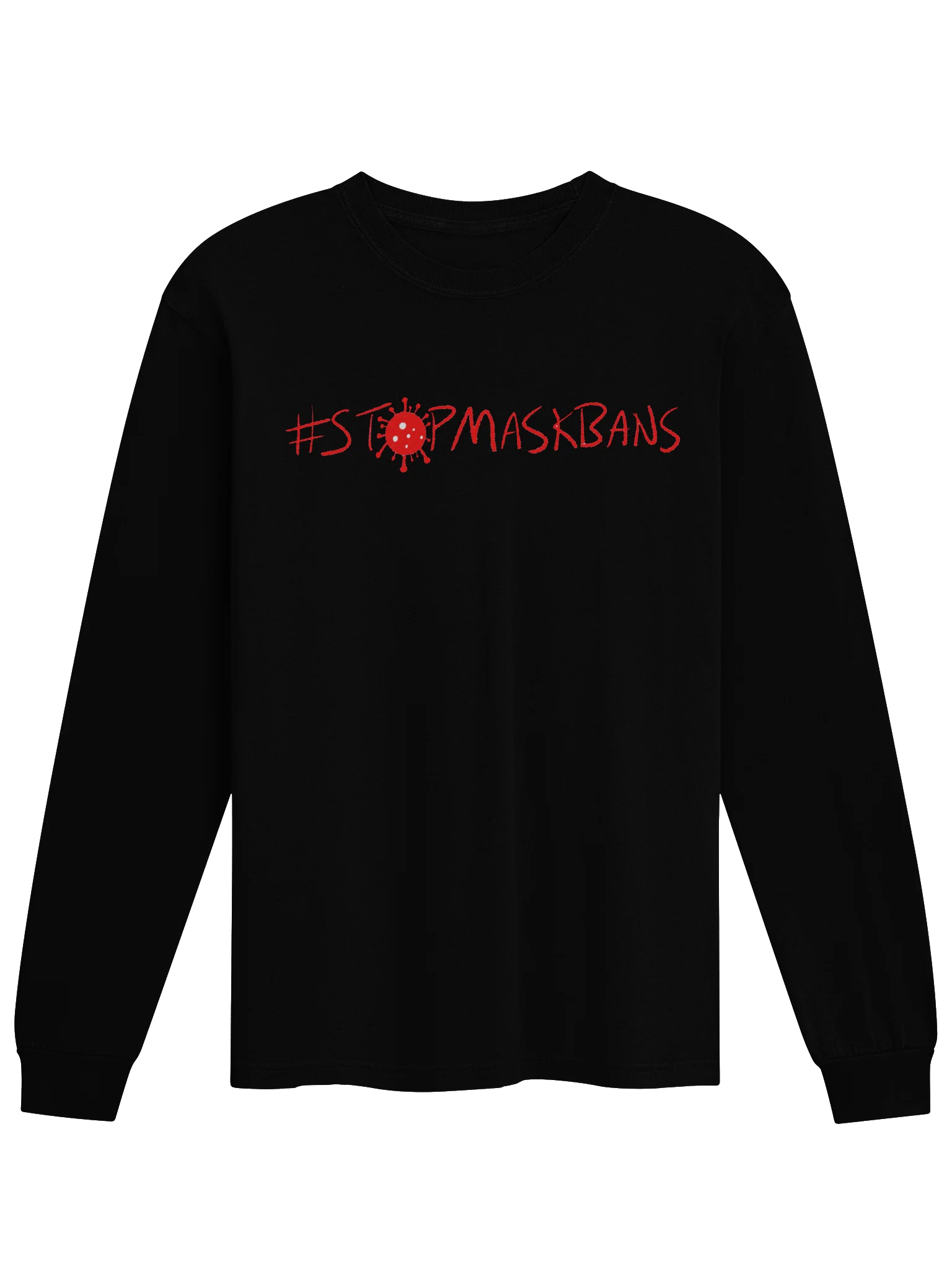 Stop Mask Bans long sleeve tee product image (3)