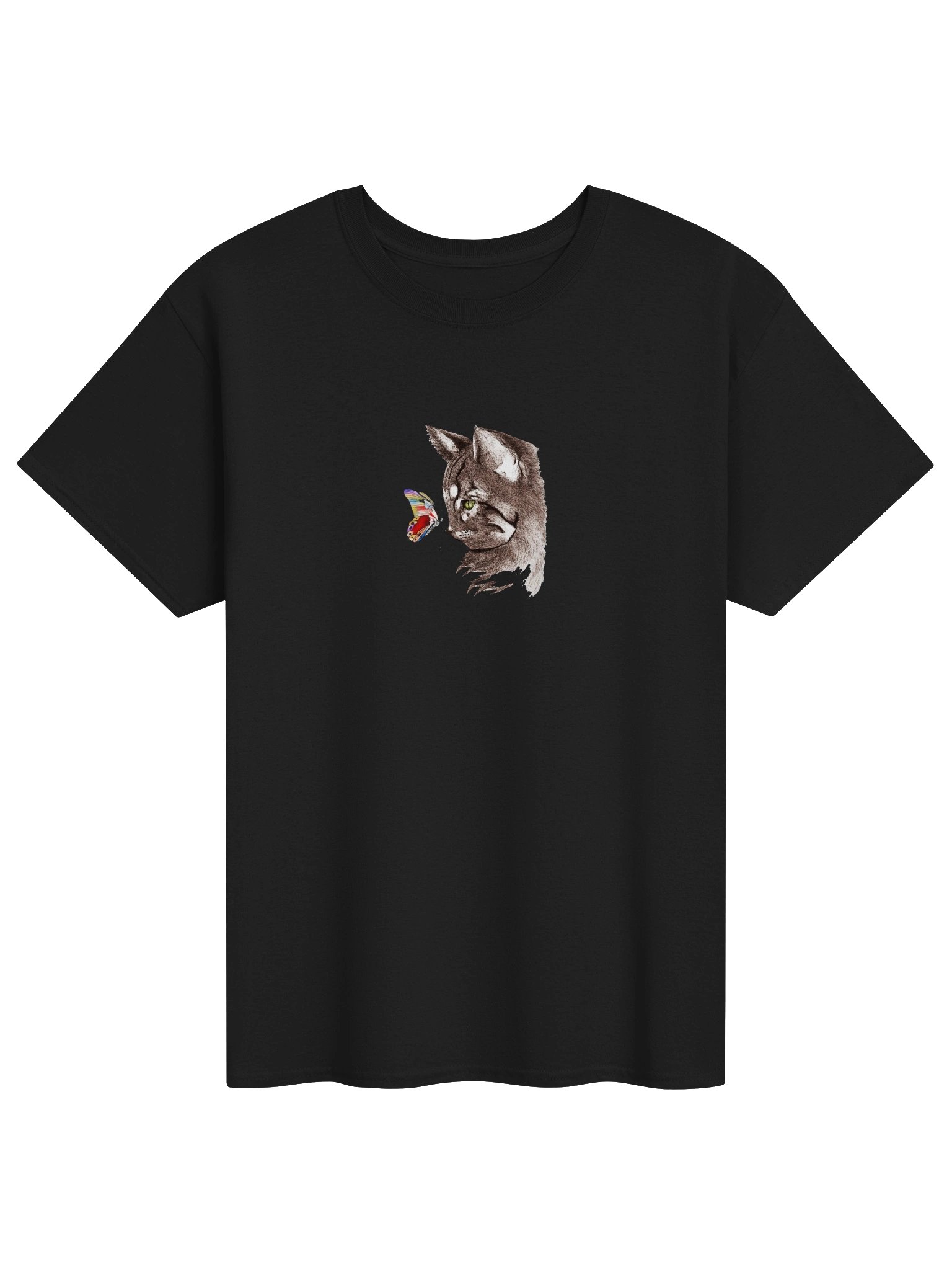 Butterfly Cat Profile Tee product image (1)