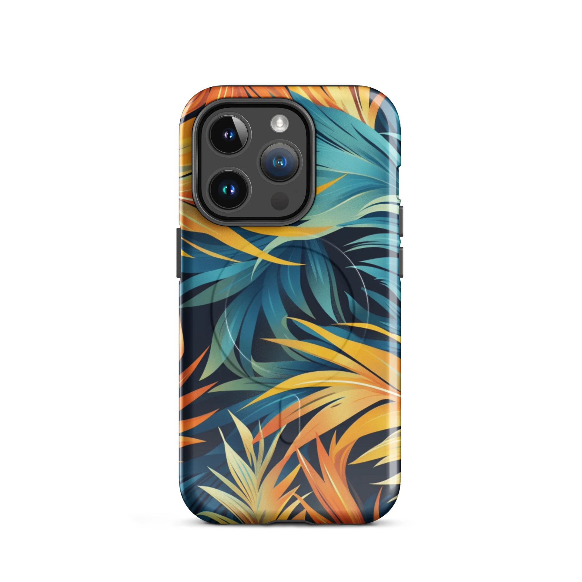 Vibrant Leaves Tough Magnetic MagSafe® iPhone® 14, iPhone 15, iPhone 16, iPhone 17, Pro, Pro Max, Plus Cases. product image (2)
