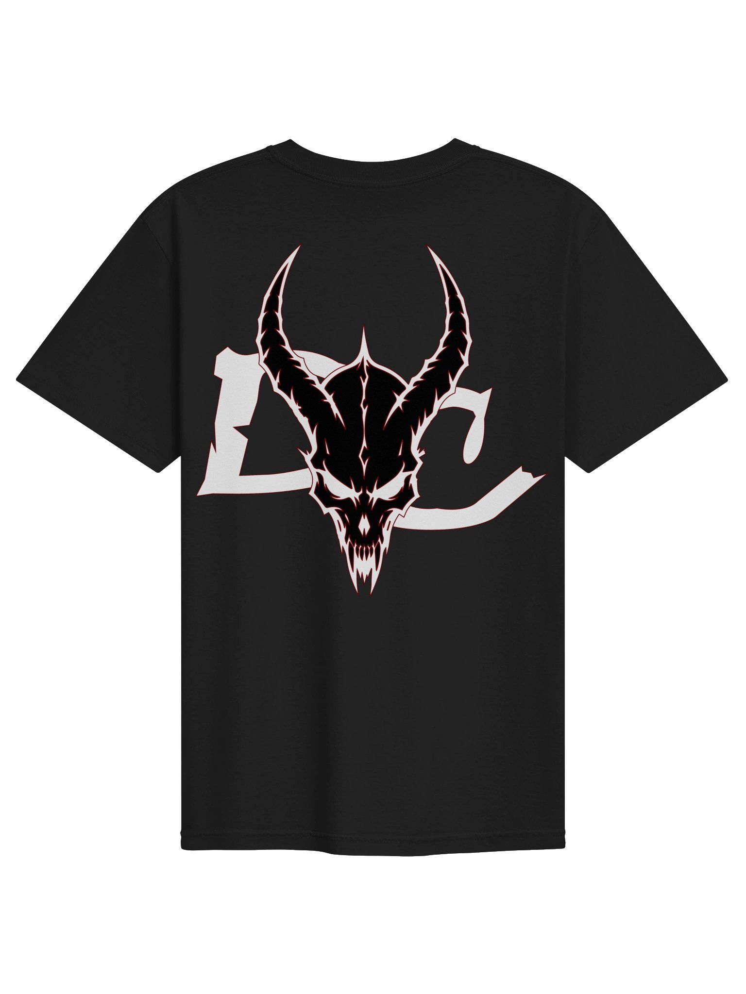 Diabolic Horned Skull Graphic Tee product image (20)