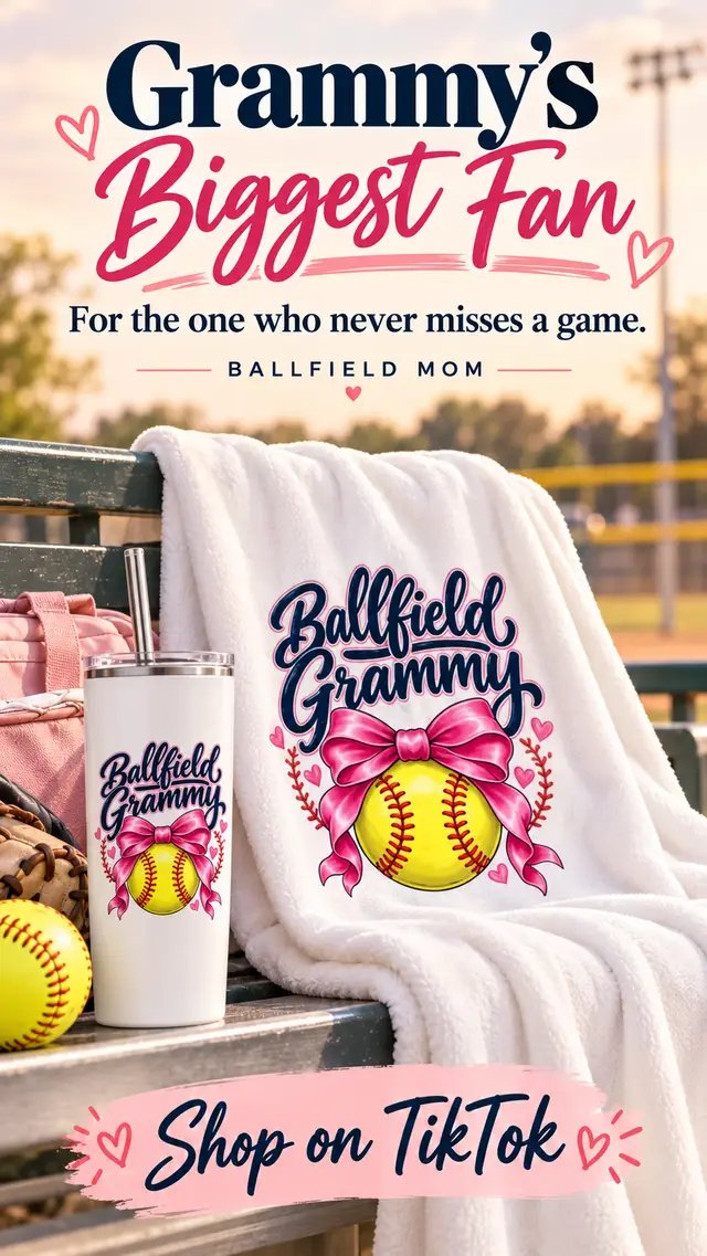 Great gift for the grammy that never misses a game- hot or cold weather! #grammy #grandmagifts #baseballmom #sportsmom #softballmom #baseballlife #ballfieldmoms
