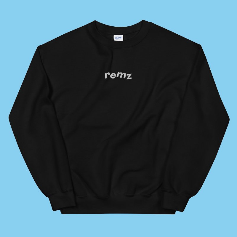 White Embroidered Sweatshirt product image (1)