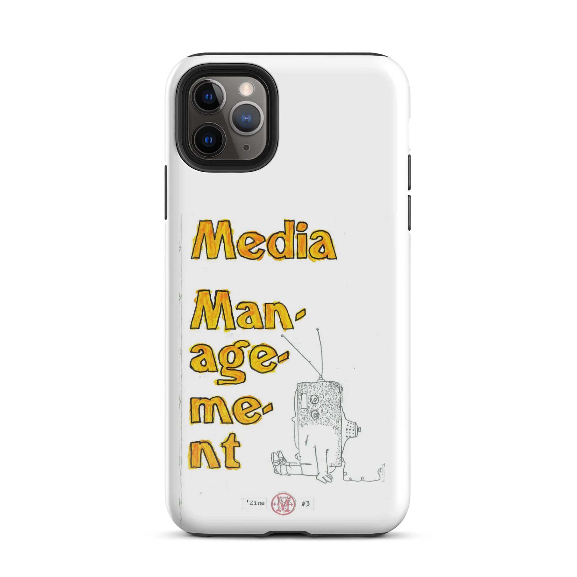 Media Management Zine Cover iPhone Case product image (51)