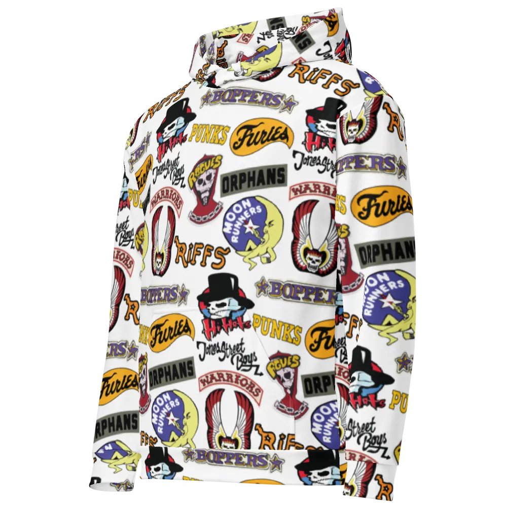 Gang Insignia - The Warriors - WHITE - Unisex Hoodie product image (1)