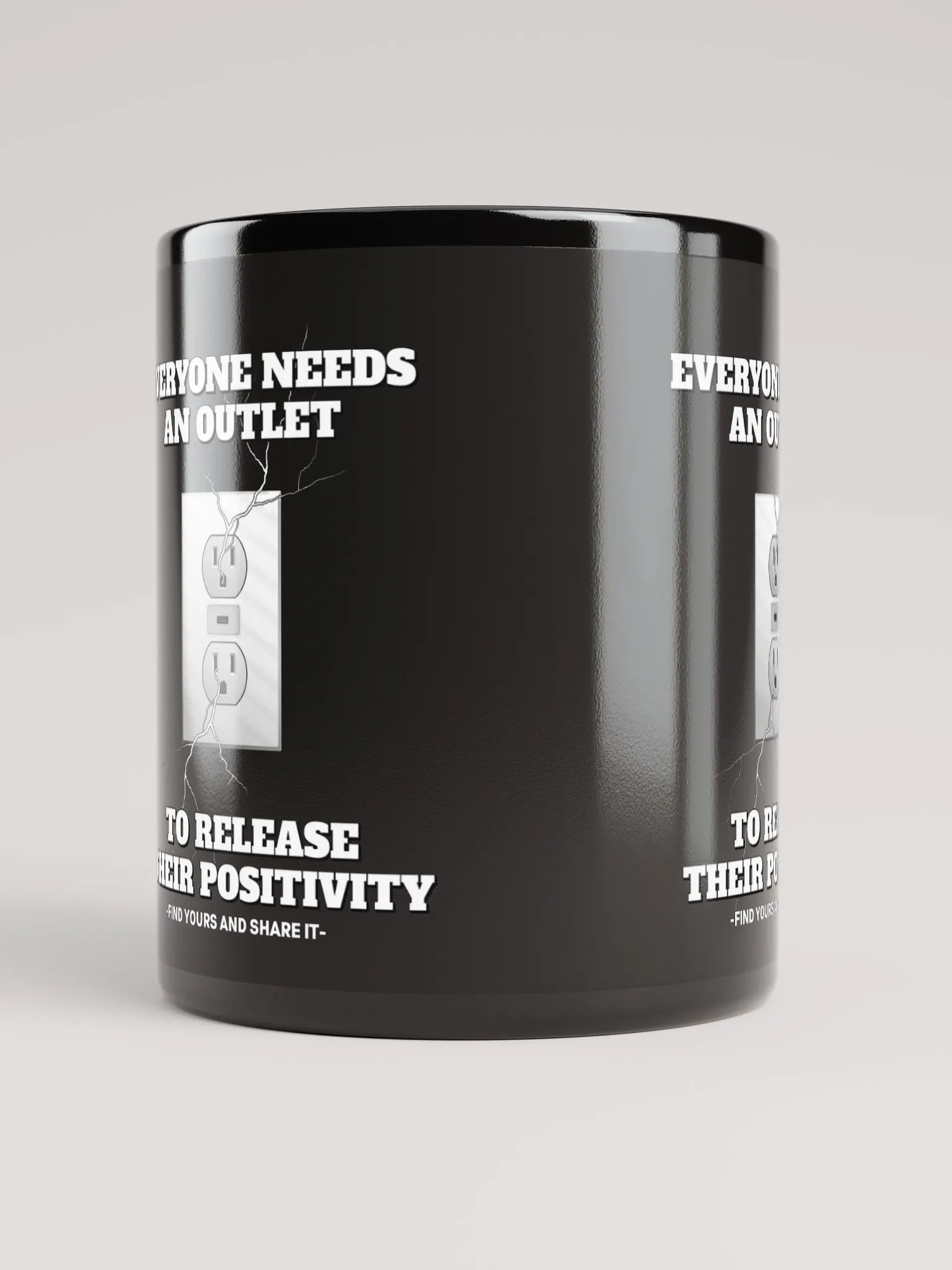 Release Your Positivity Black Mug product image (10)