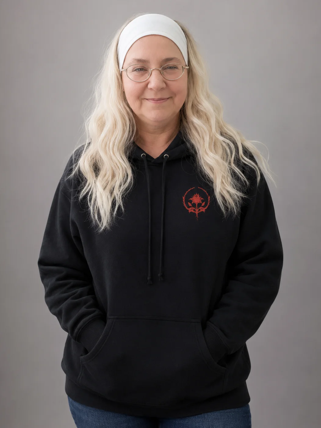 The Girl Who Would Not Stay Dead Black Hoodie product image (1)