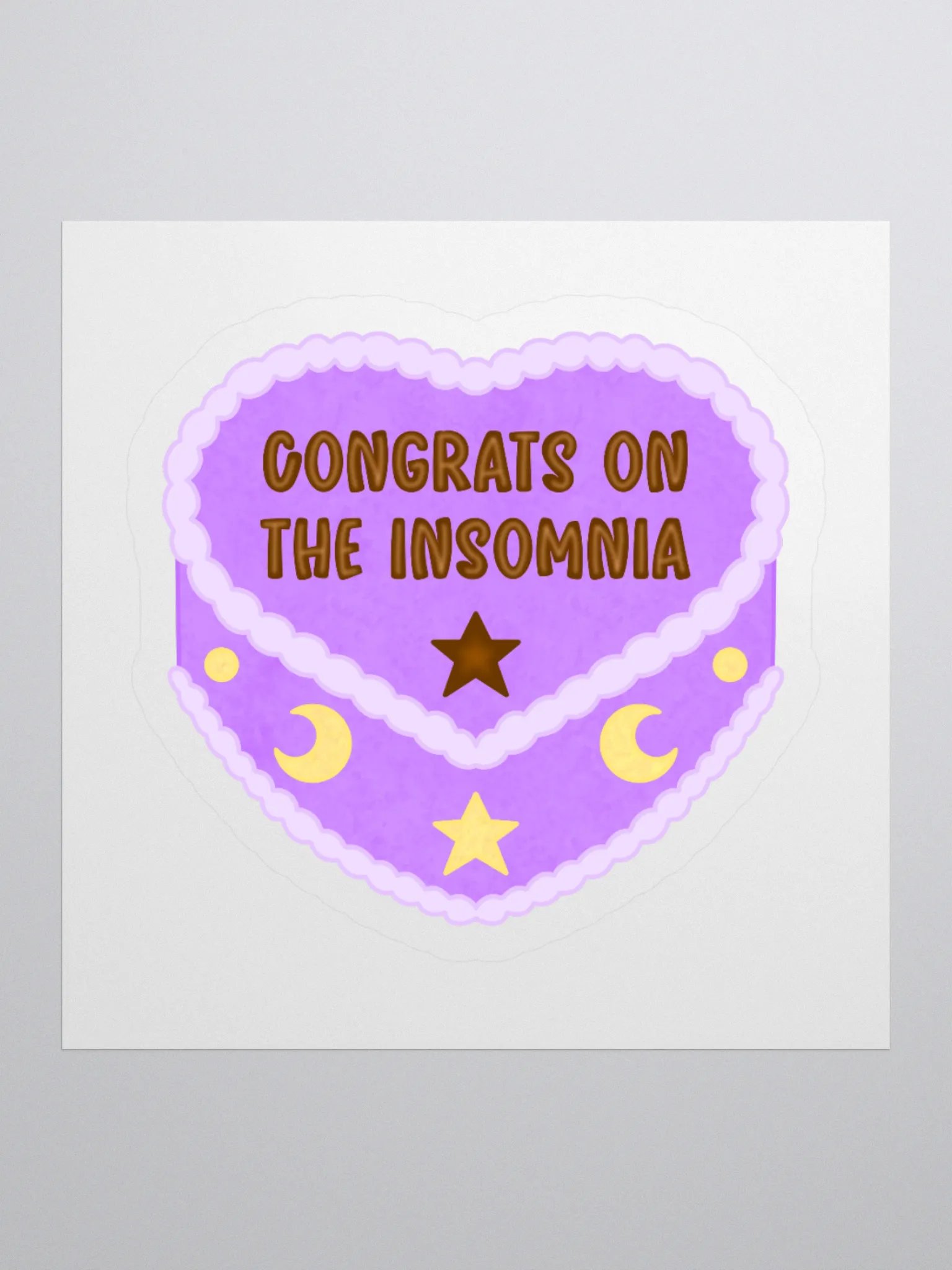 Insomnia Cake Sticker product image (1)