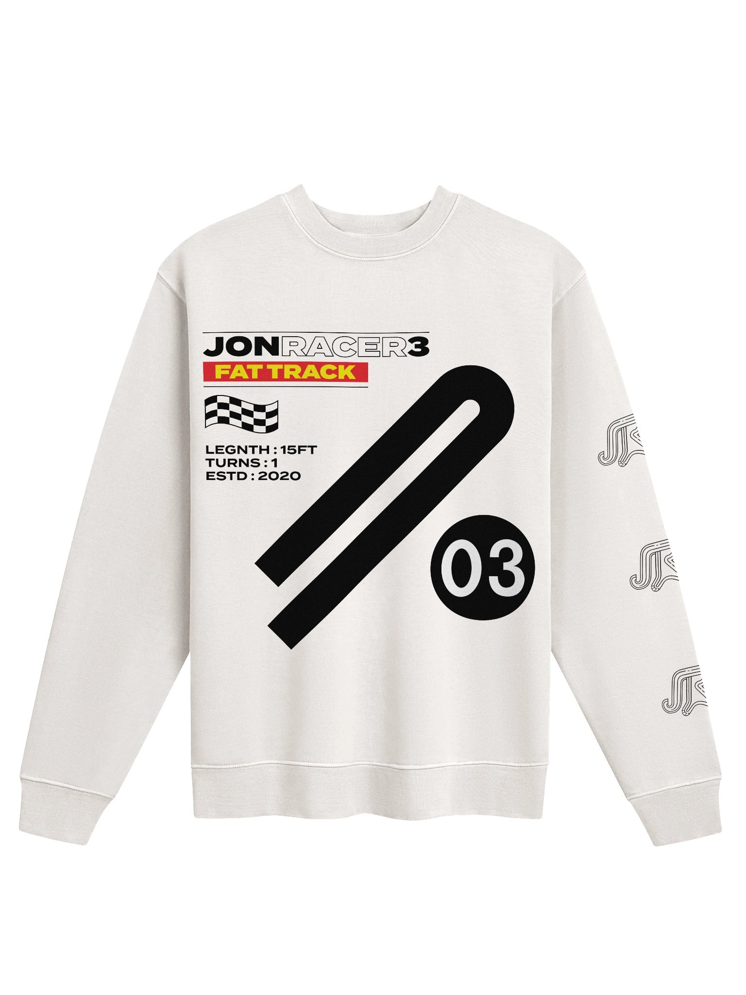 JR3 Legacy Fat Track Sweatshirt product image (2)