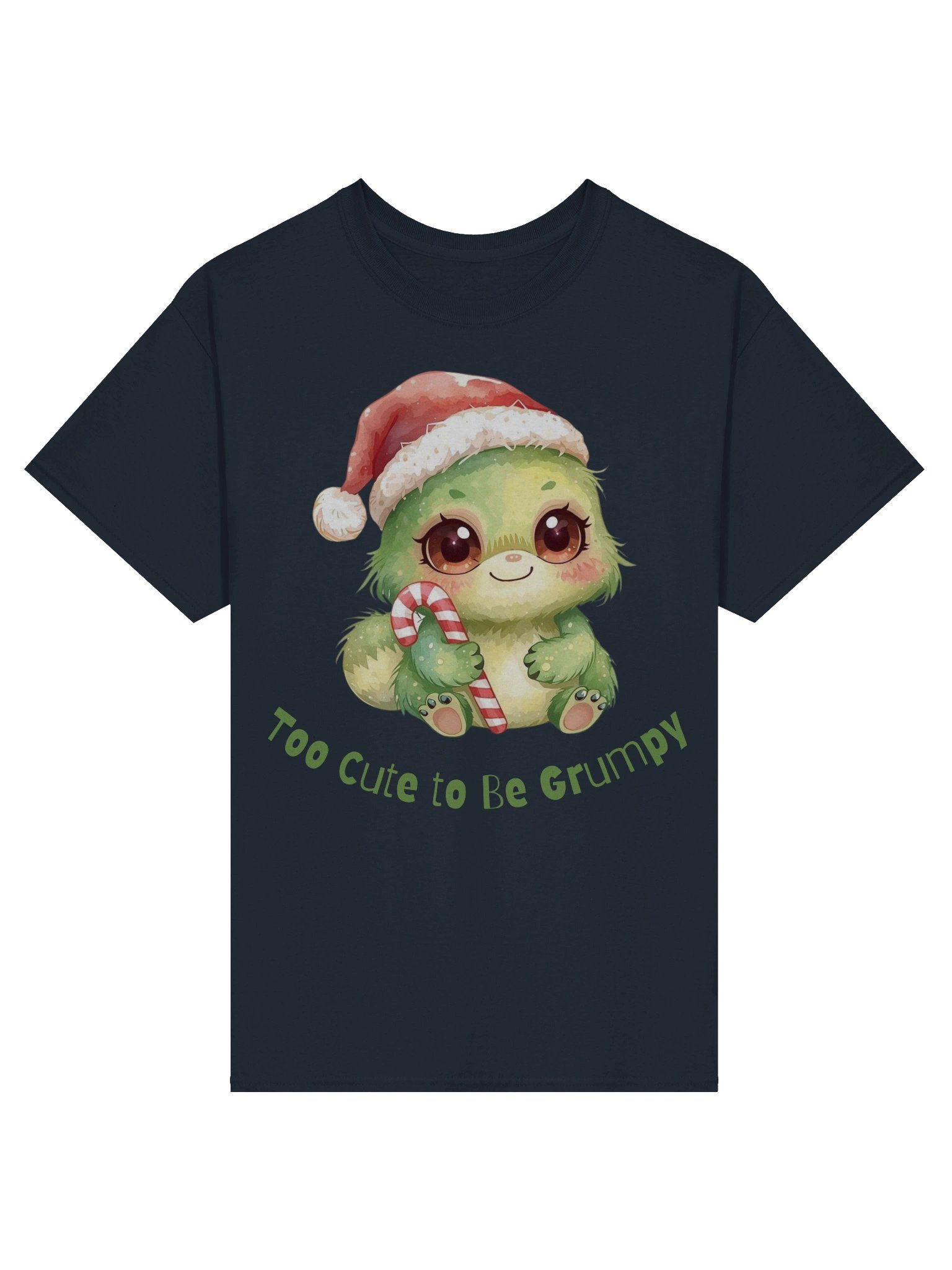 Too Cute to Be Grumpy Holiday Tee product image (5)