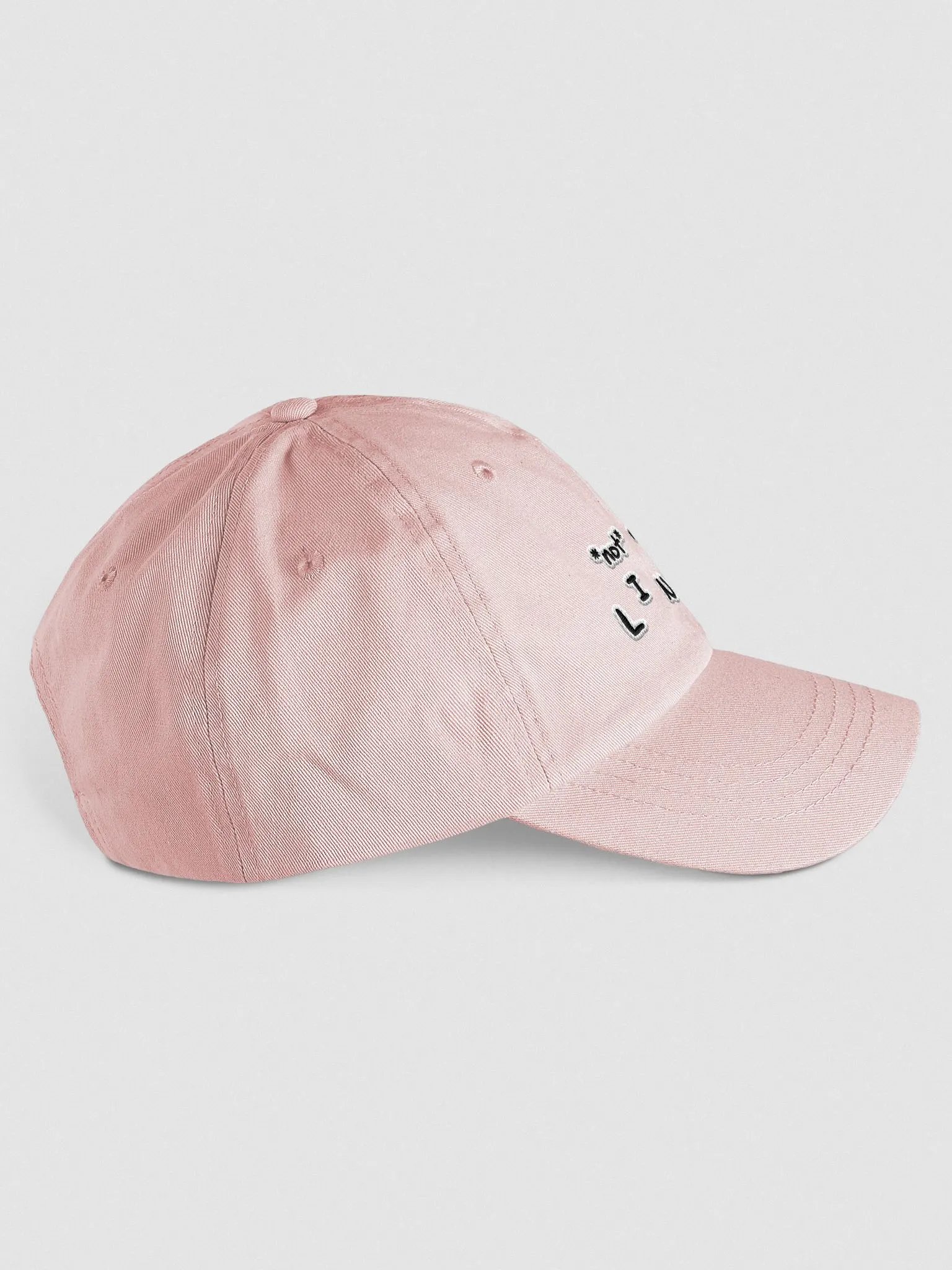 *not* mentally linear pastel dad hat (bubble design) product image (4)