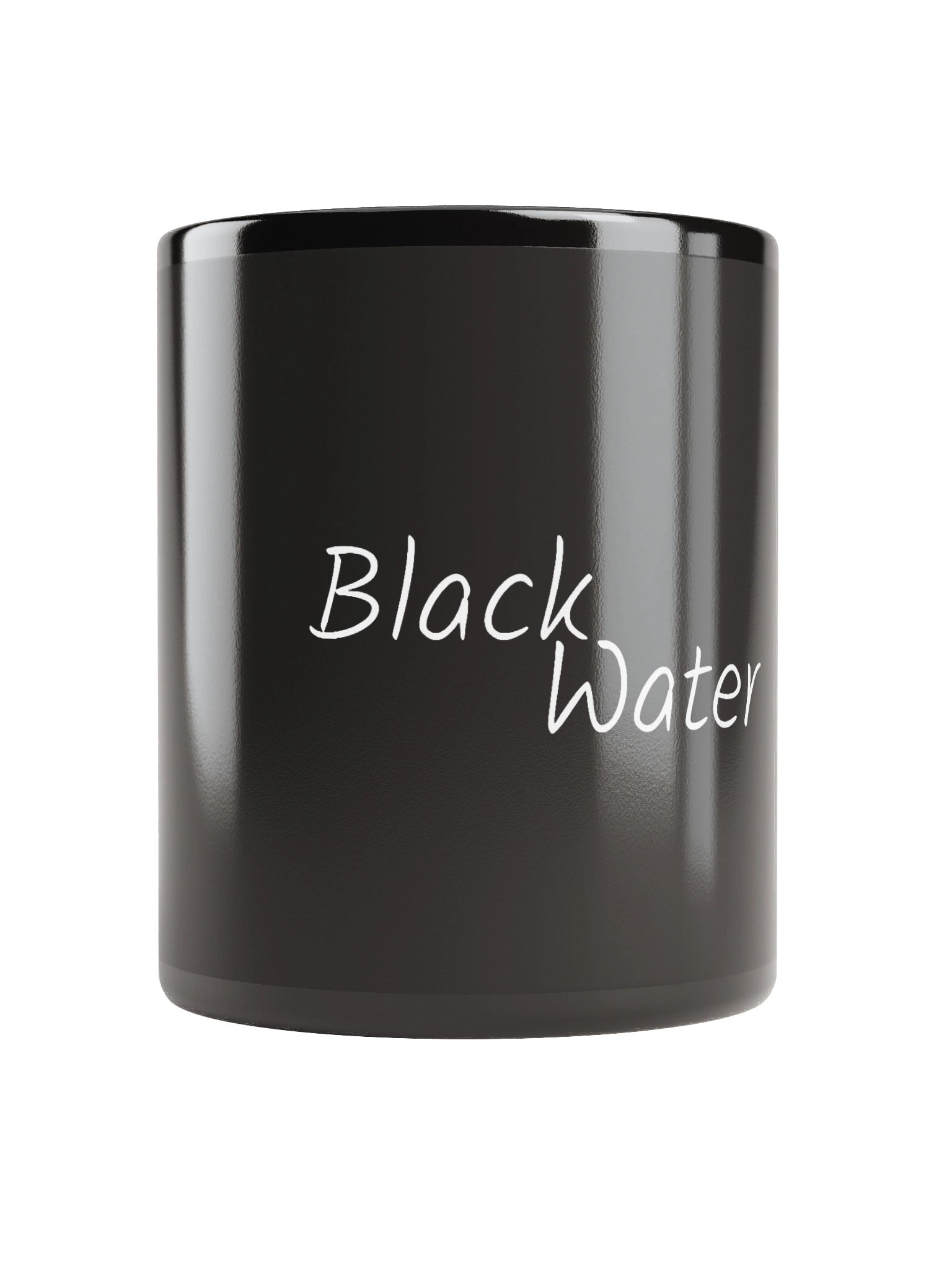 Glossy mug - black - BLACK WATER product image (1)