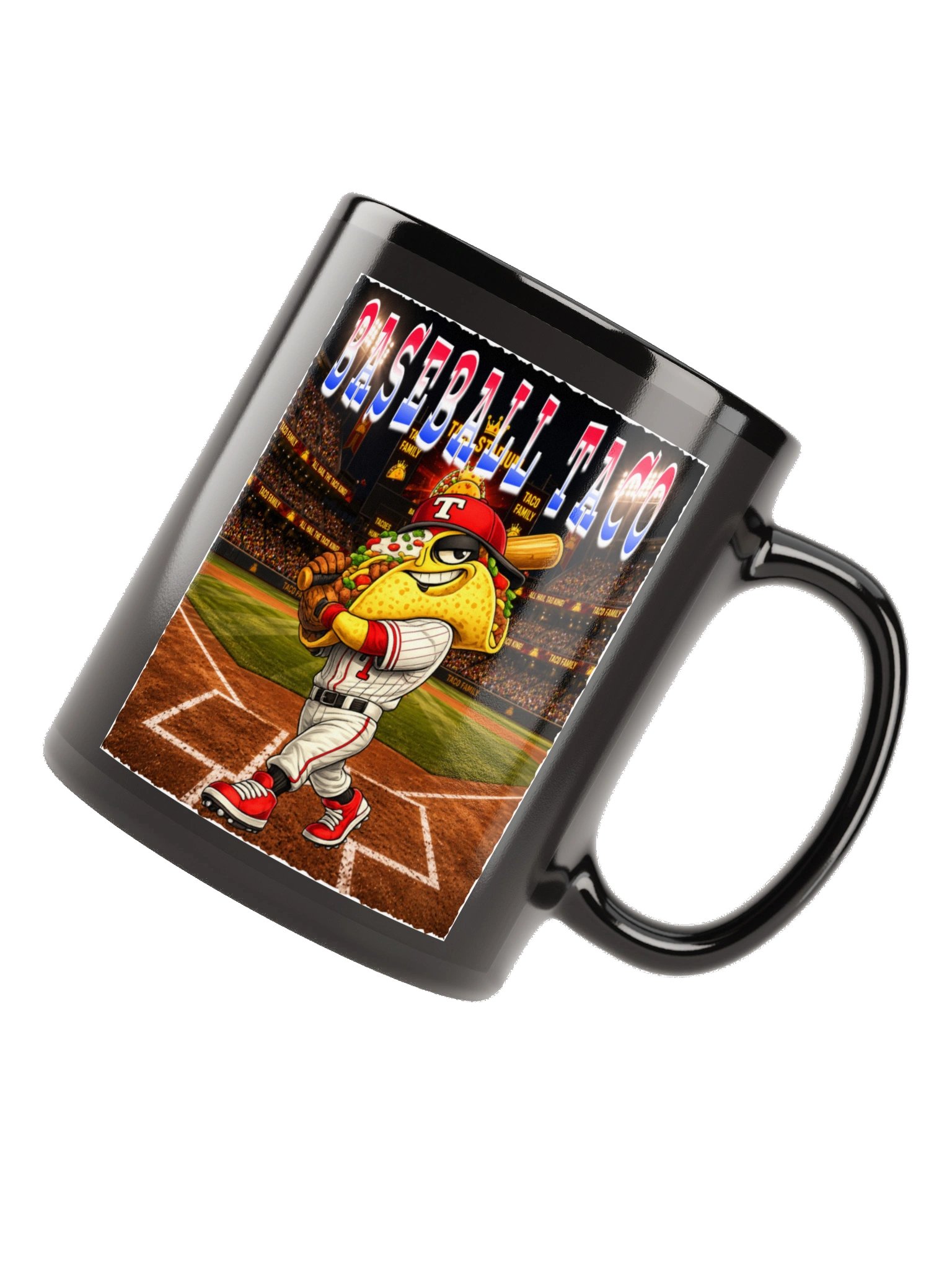 Baseball Taco Cartoon Mug - The Taco Family product image (12)