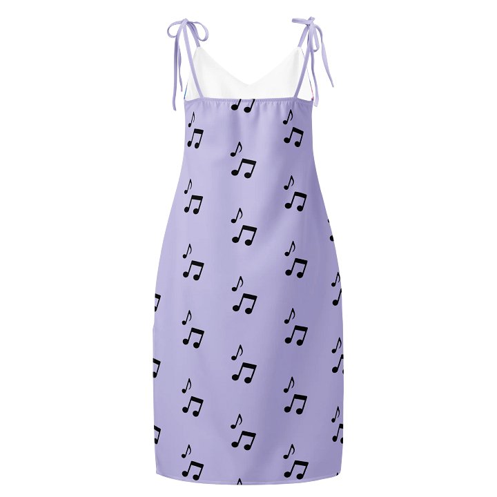 My guitar (art by Dina R.) acrylic painting picture - Slip Dress product image (2)