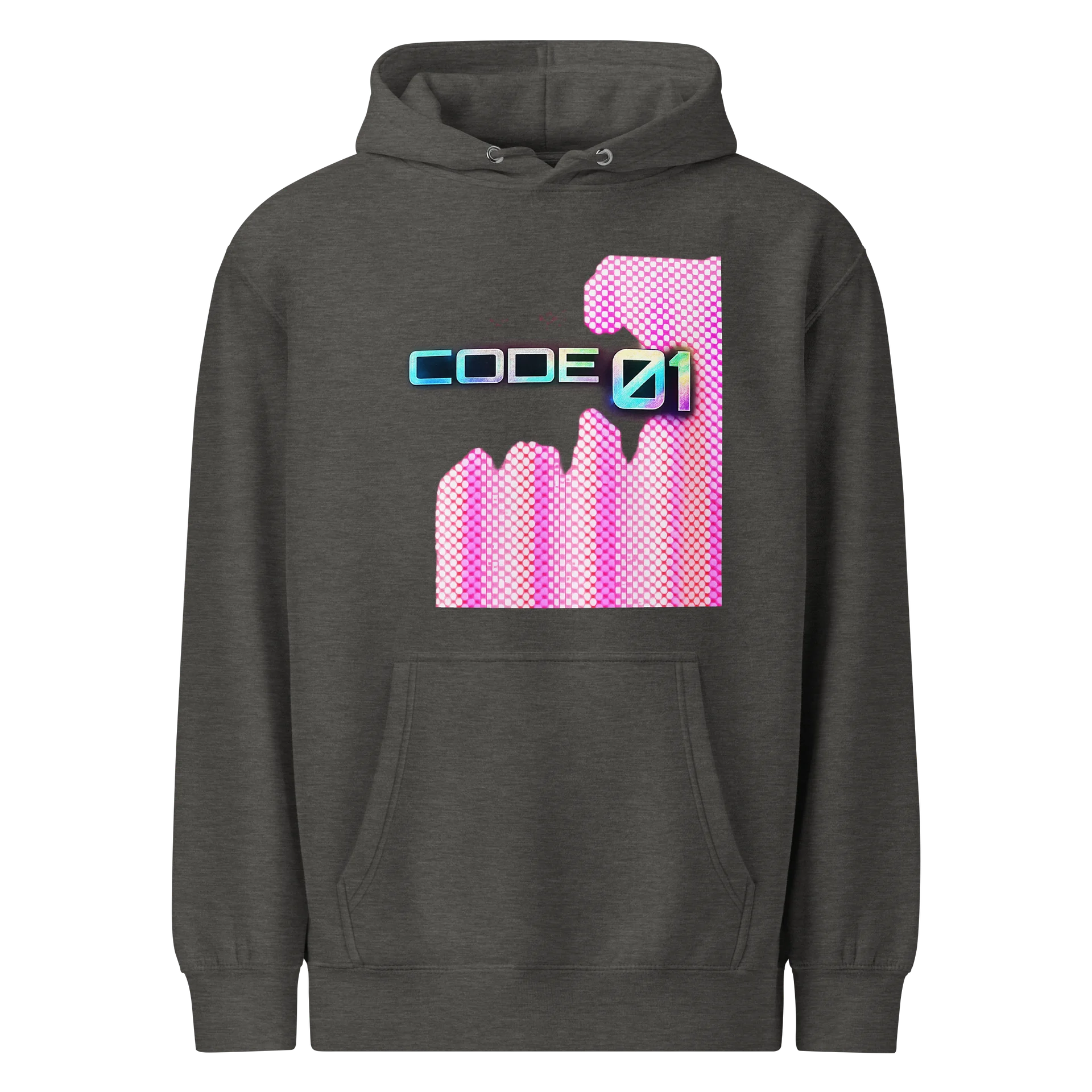CODE 01 Pixel Gradient Hoodie product image (1)