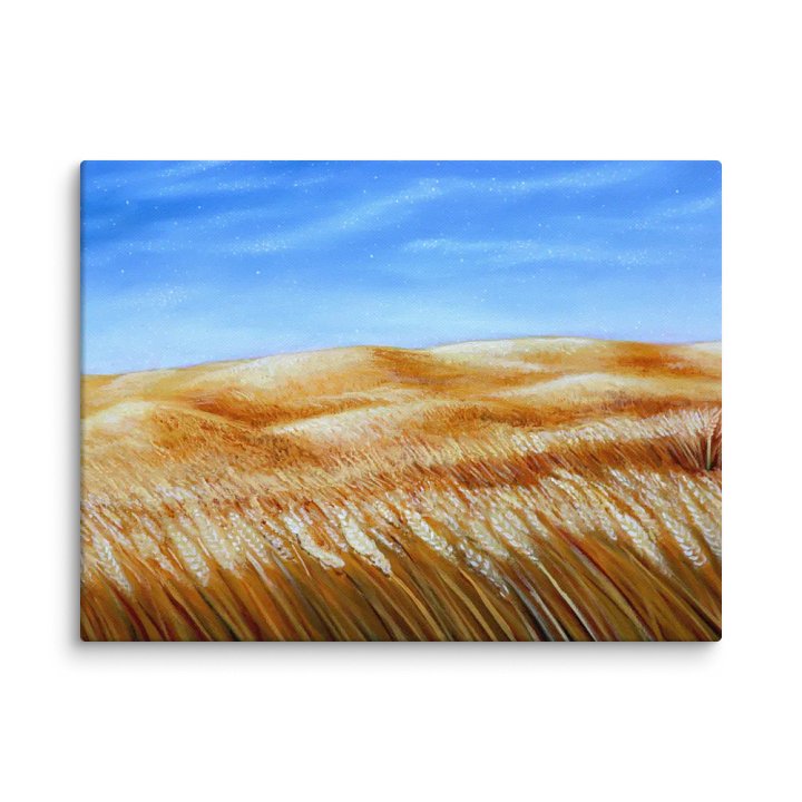 Golden Wheat Fields from Heaven Help Us Canvas product image (10)
