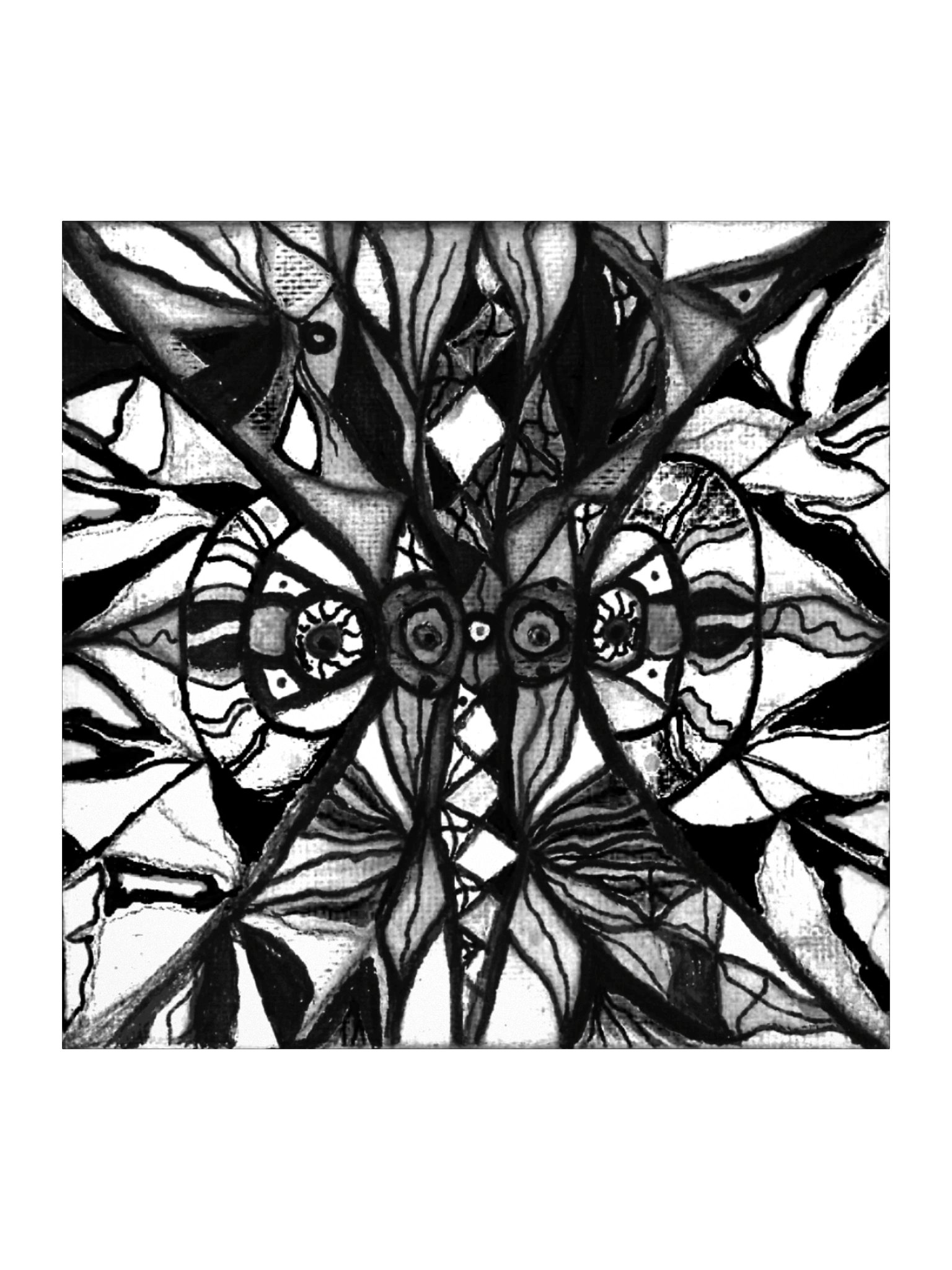 "intimacy" stickers (black & white) product image (2)