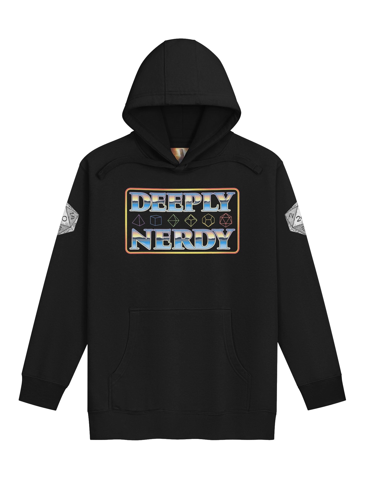 DEEPLY NERDY Geometric Hoodie product image (1)