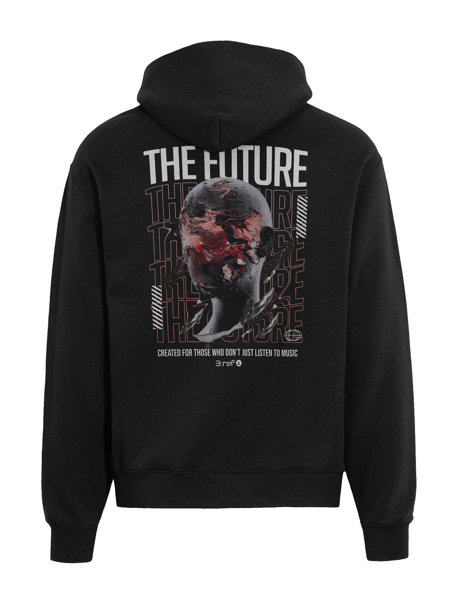 The Future Remixed Unisex Oversized Hoodie product image (1)