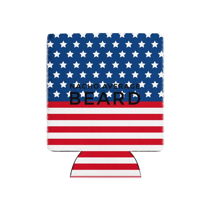 Coozie Can Cooler (Design: Nacho Average Beard) product image (1)