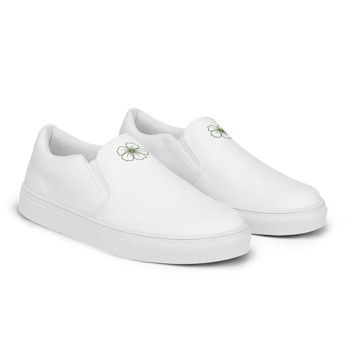Green Petal Emblem Slip-Ons product image (2)