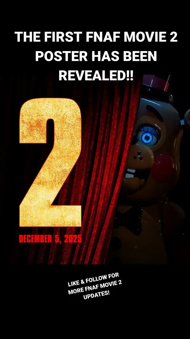 #fnaf #fnafedit #horror #blumhouse #fnafmovie #fnafmovie2 #fnaf2 #fnafmovieupdate 