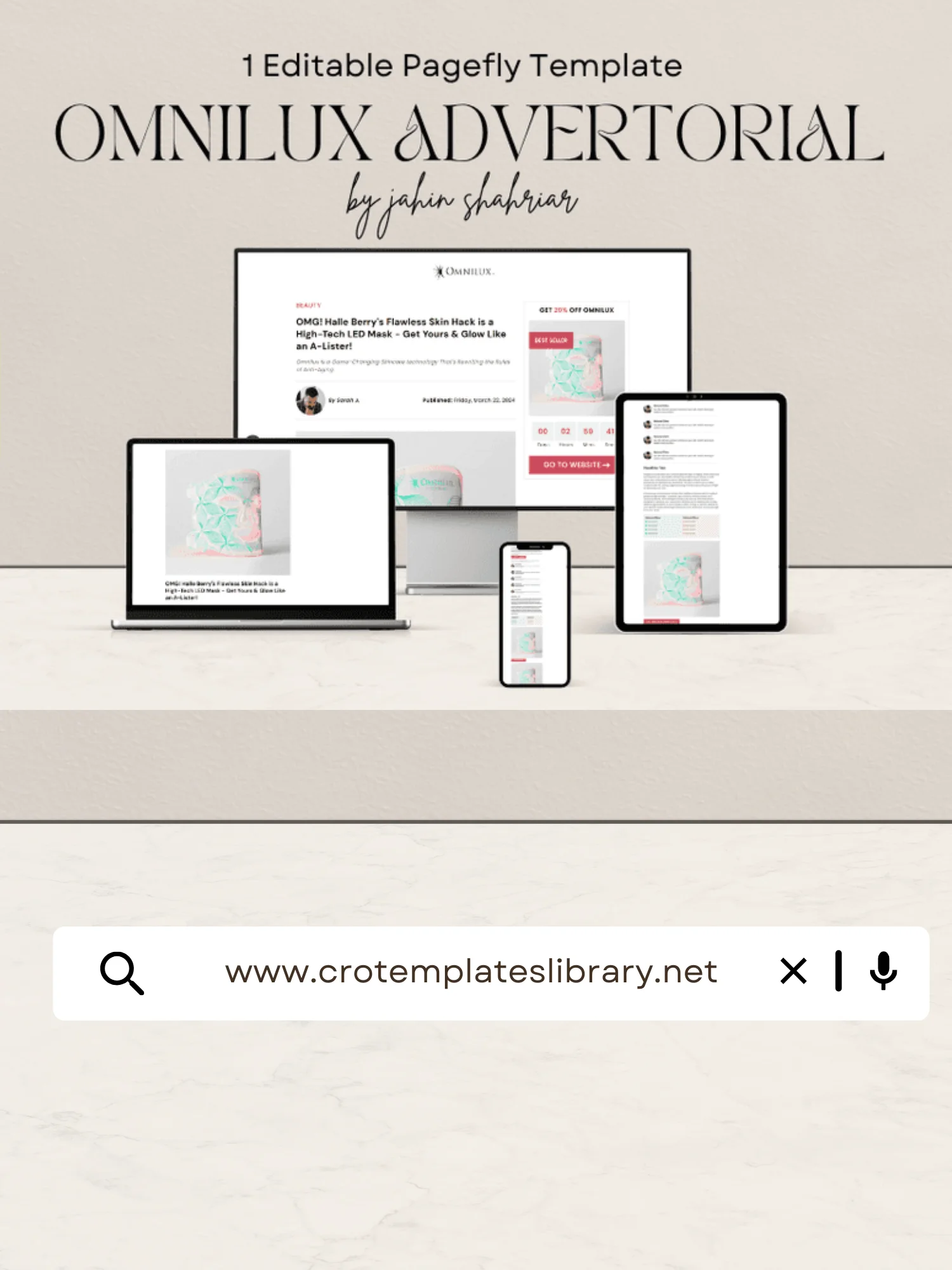 Omnilux Shopify Advertorial Template product image (1)
