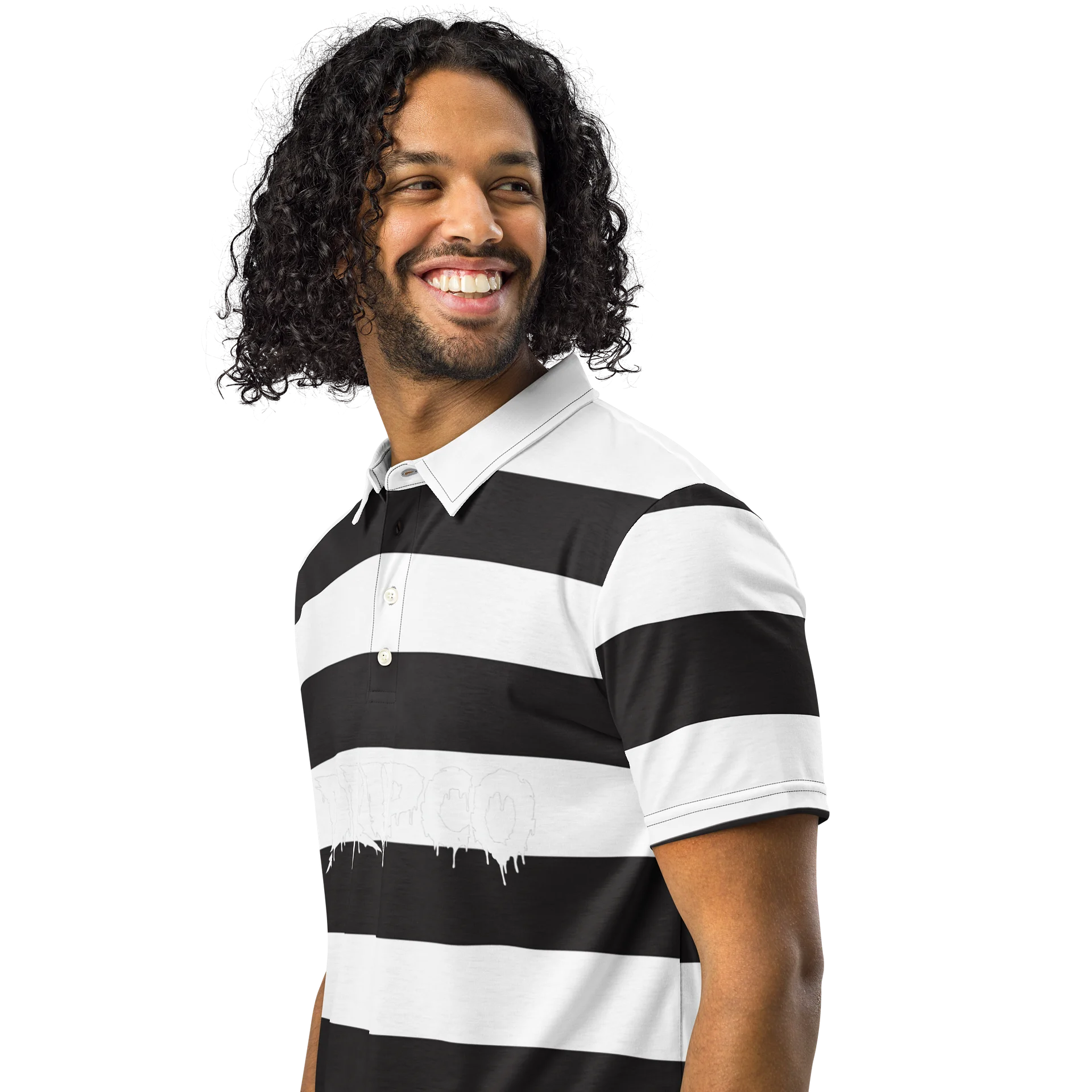 DRIPCO Striped Drip Polo product image (2)