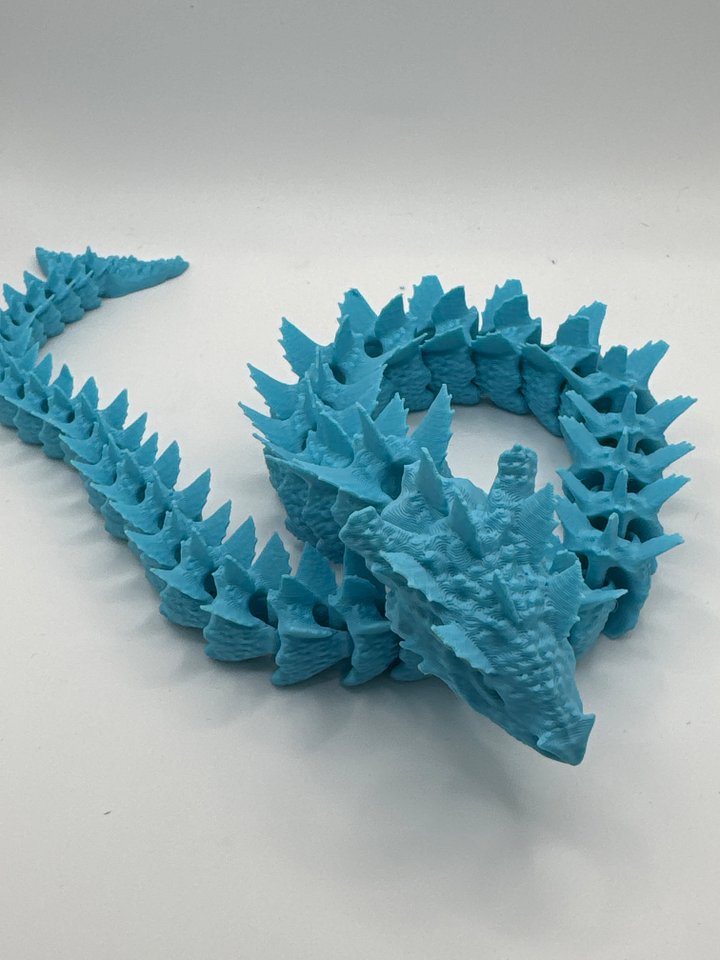 Teal aqua dragon product image (2)