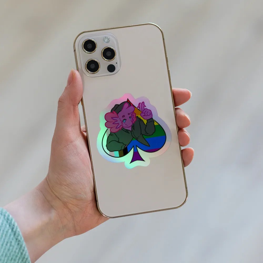 Pride in Spades | Kiss-Cut Holo Sticker product image (6)