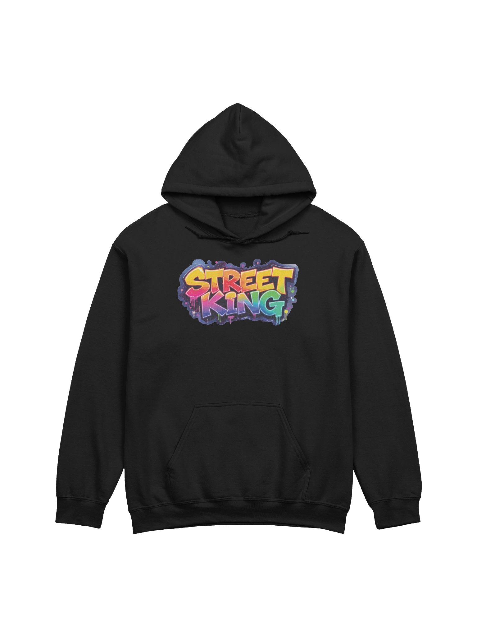 Street King Graffiti Hoodie - Unisex Hoodie – Minimalist Printed Hoodie for Everyday Wear product image (1)