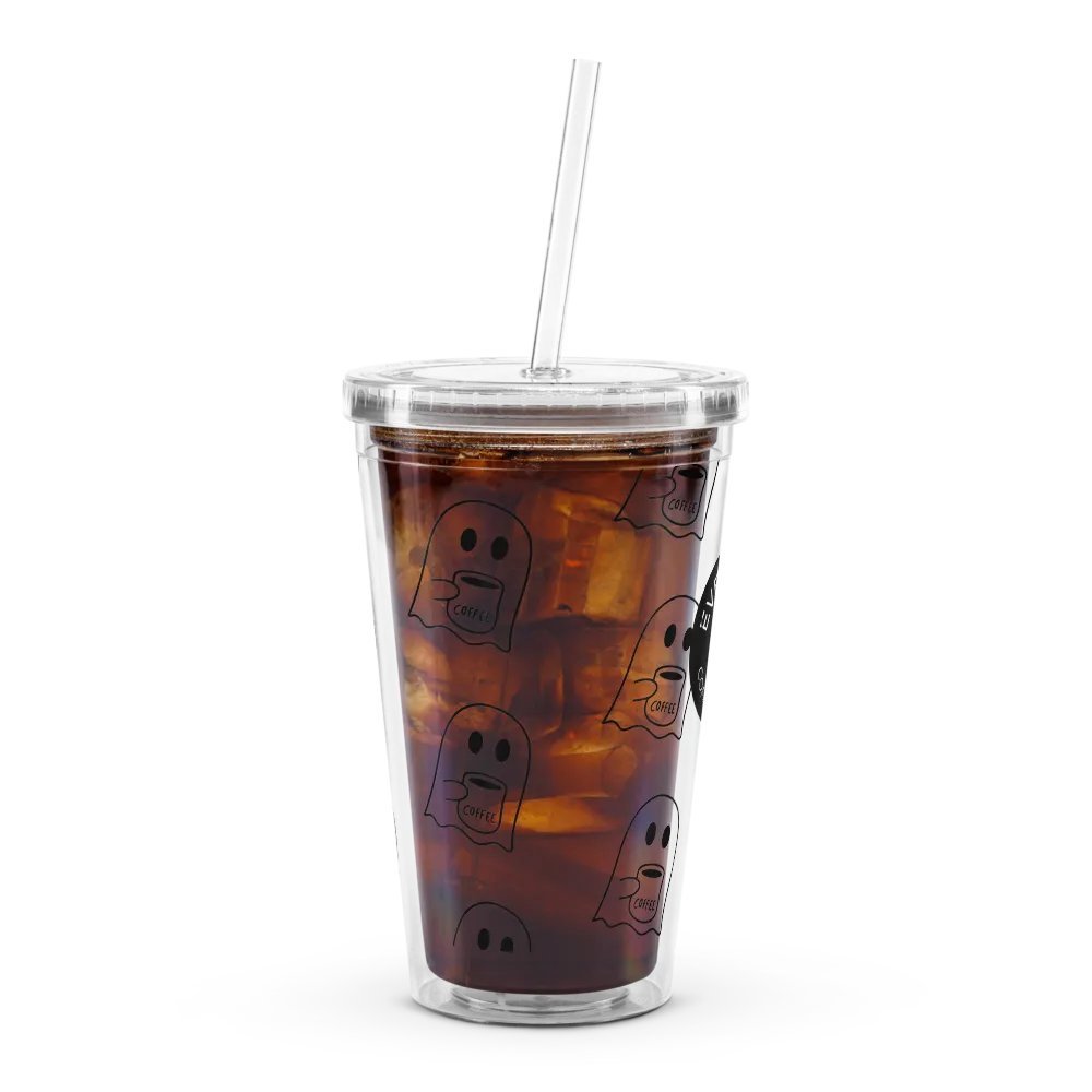 Spooky Spice | Clear Evergreen Tumbler (Black) product image (7)