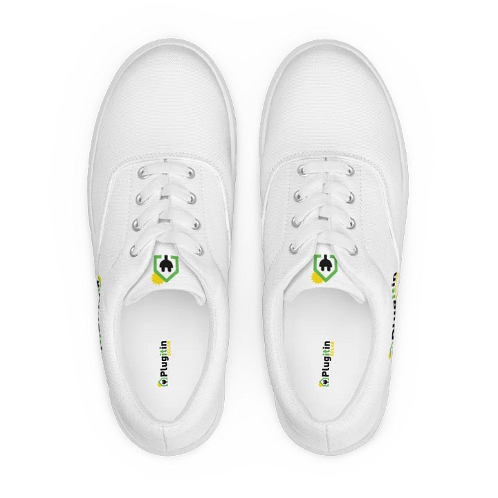 Plug It In Solar High-Quality Women's Lace-Up Canvas Shoes product image (1)