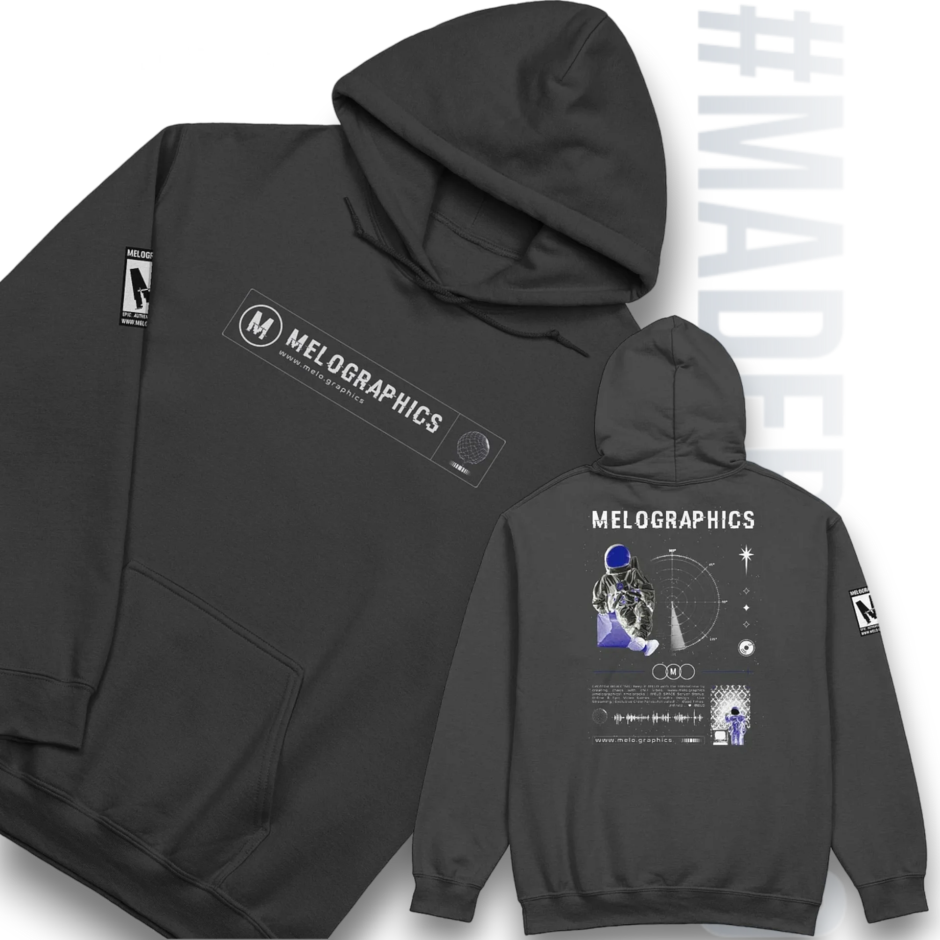 Darkspace Style: Inverted - Basic Hoodie | #MadeByMELO product image (2)