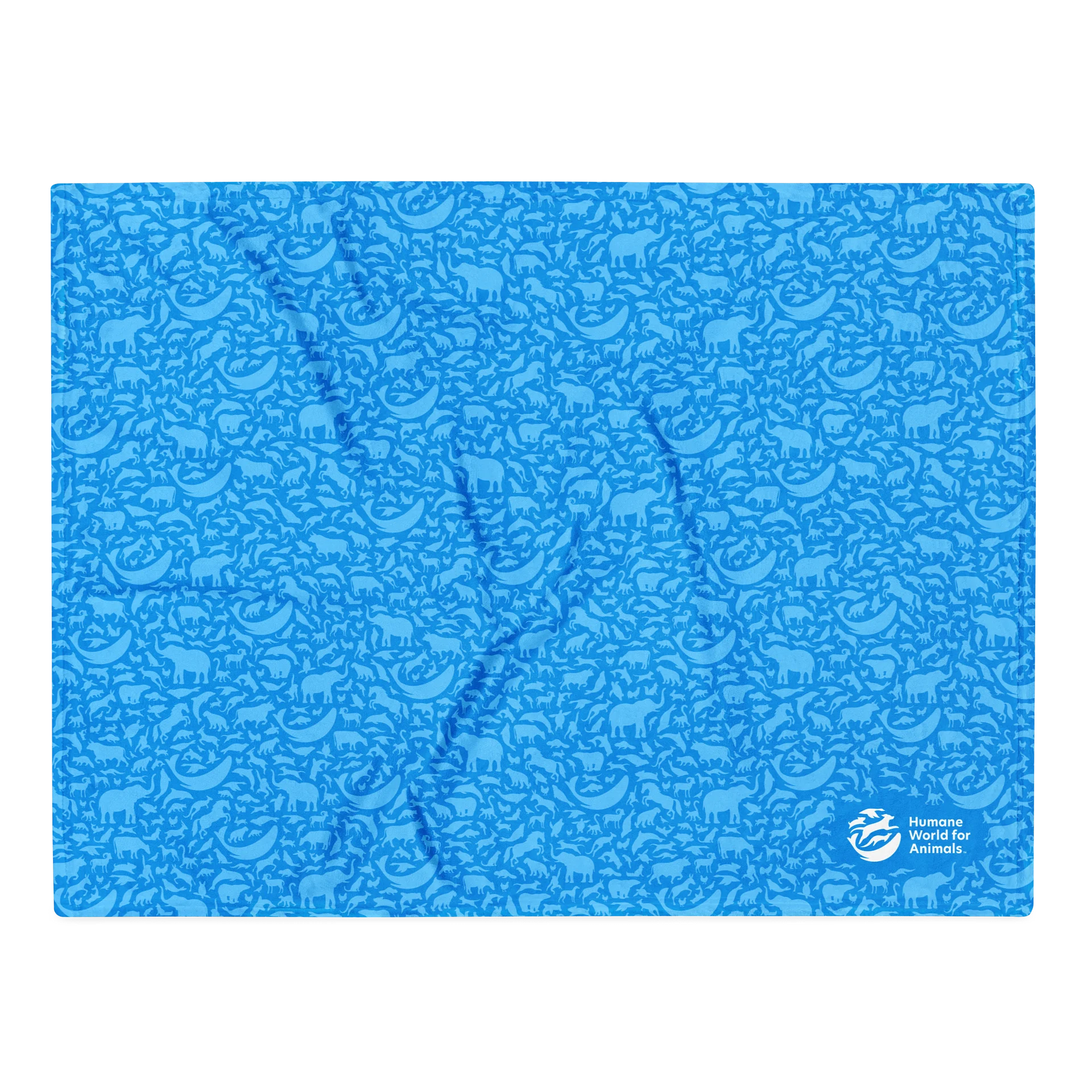 Throw blanket - Animal pattern - Blue product image (1)