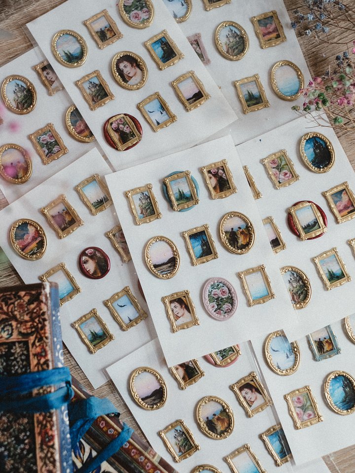 PREORDER May Handmade Sticker Gallery Sheet- Pack of 9 product image (2)