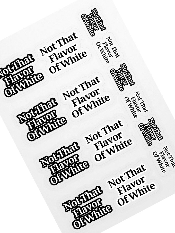 Not that flavor of white product image (1)