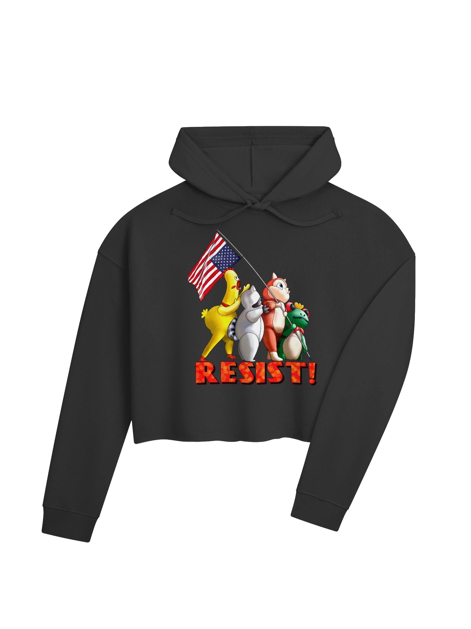 Resist! Crop Hoodie product image (24)