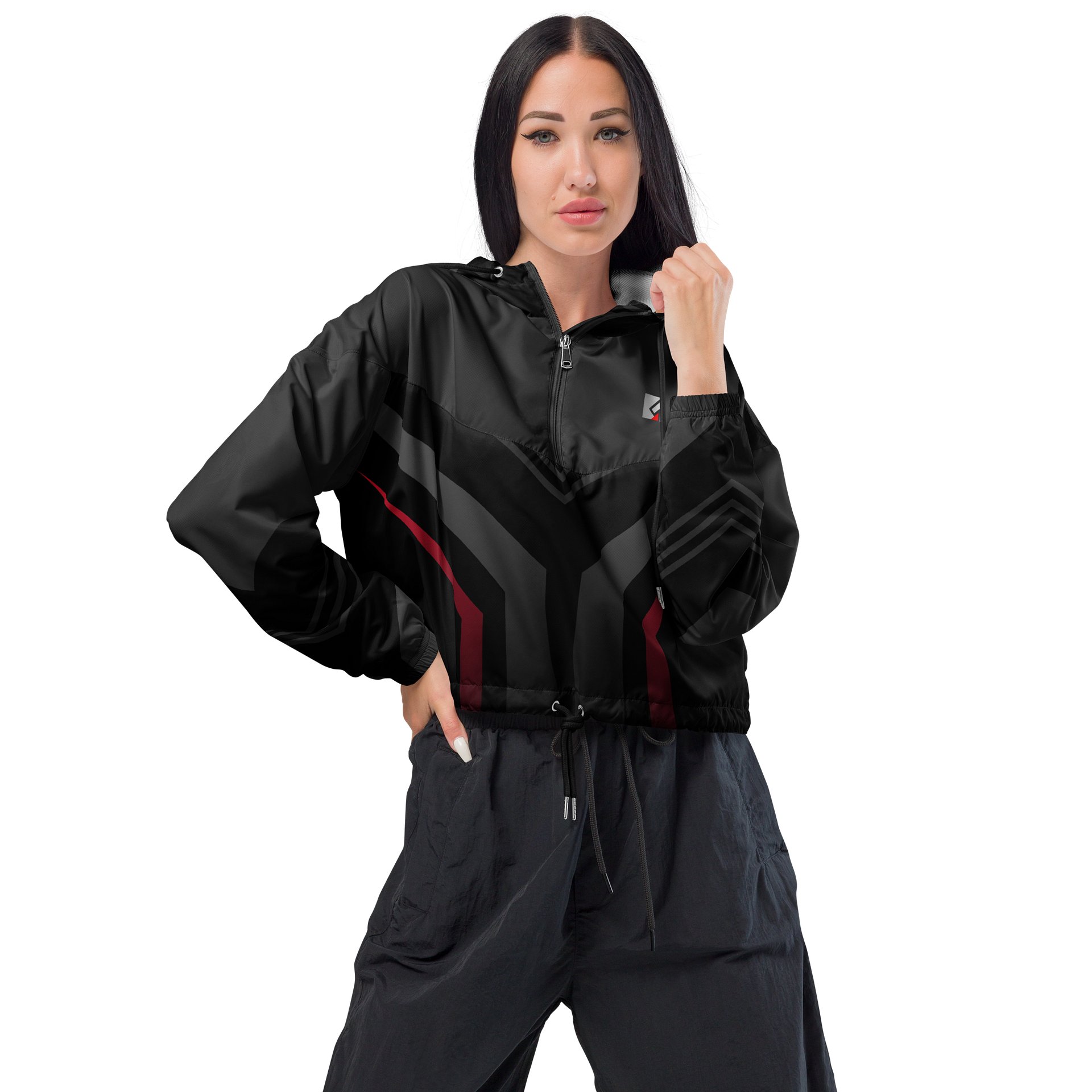 Women's Cropped Windbreaker - Bulvant - Lj46_Y-zLw8