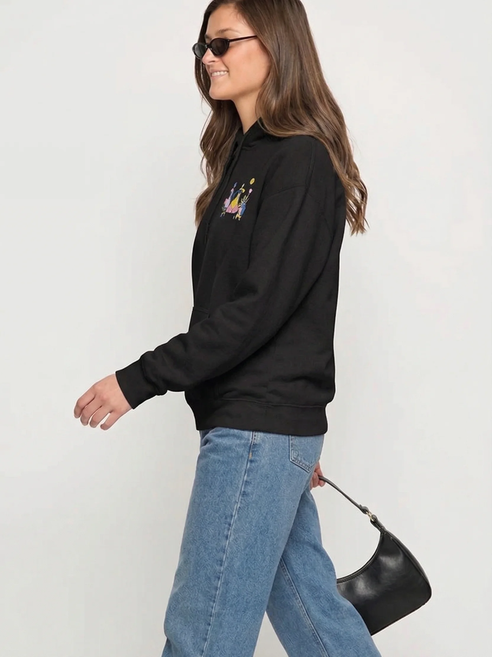 Om Shreem Mahalakshmiyei Namaha — Hoodie (BLACK) product image (1)