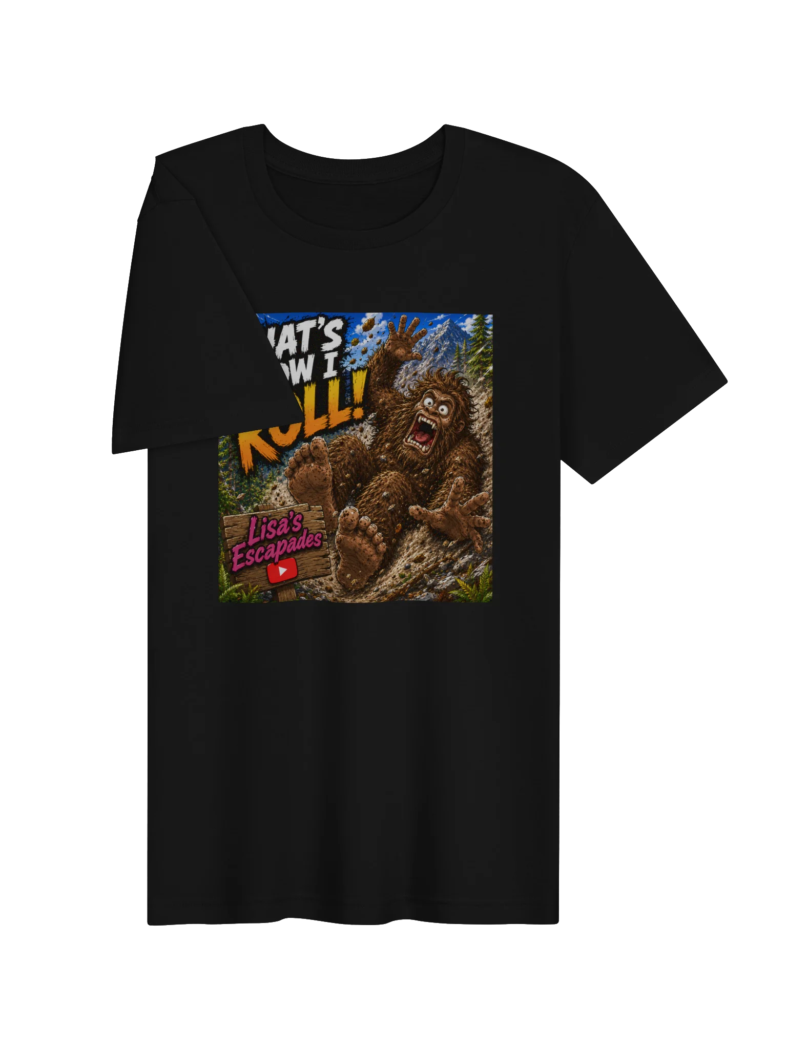 Trending That’s How I Roll!! Lisa’s Escapades Tee product image (3)