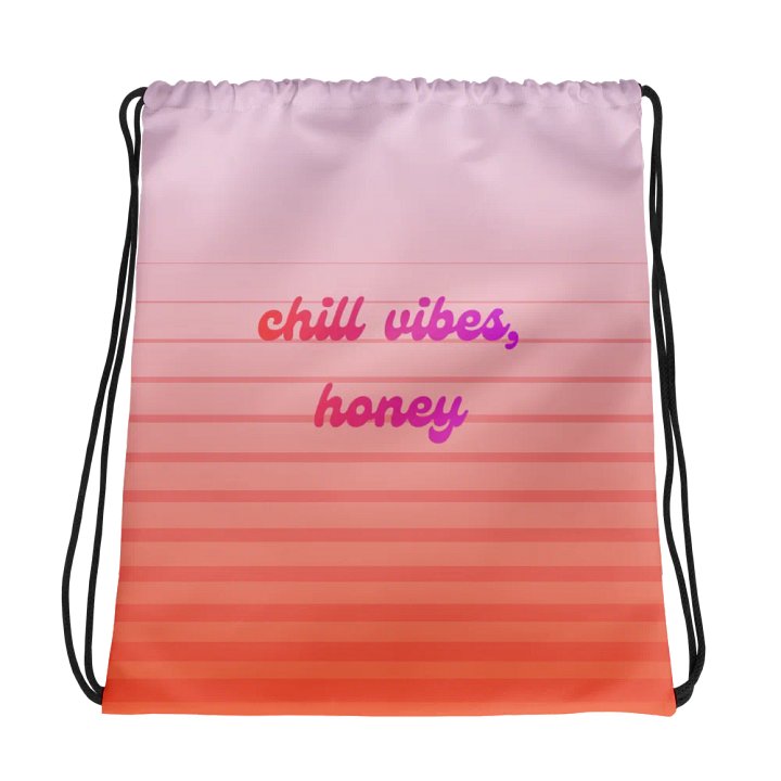 chill vibes drawstring bag product image (1)