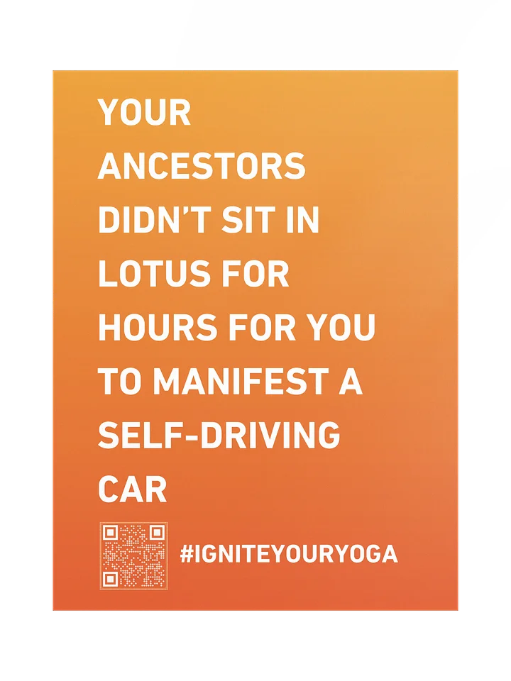 Manifest a Self-Driving Car Poster product image (1)