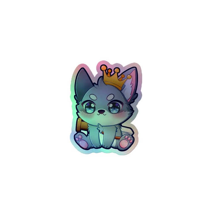 'Chibi Wulph' Holographic Sticker product image (1)