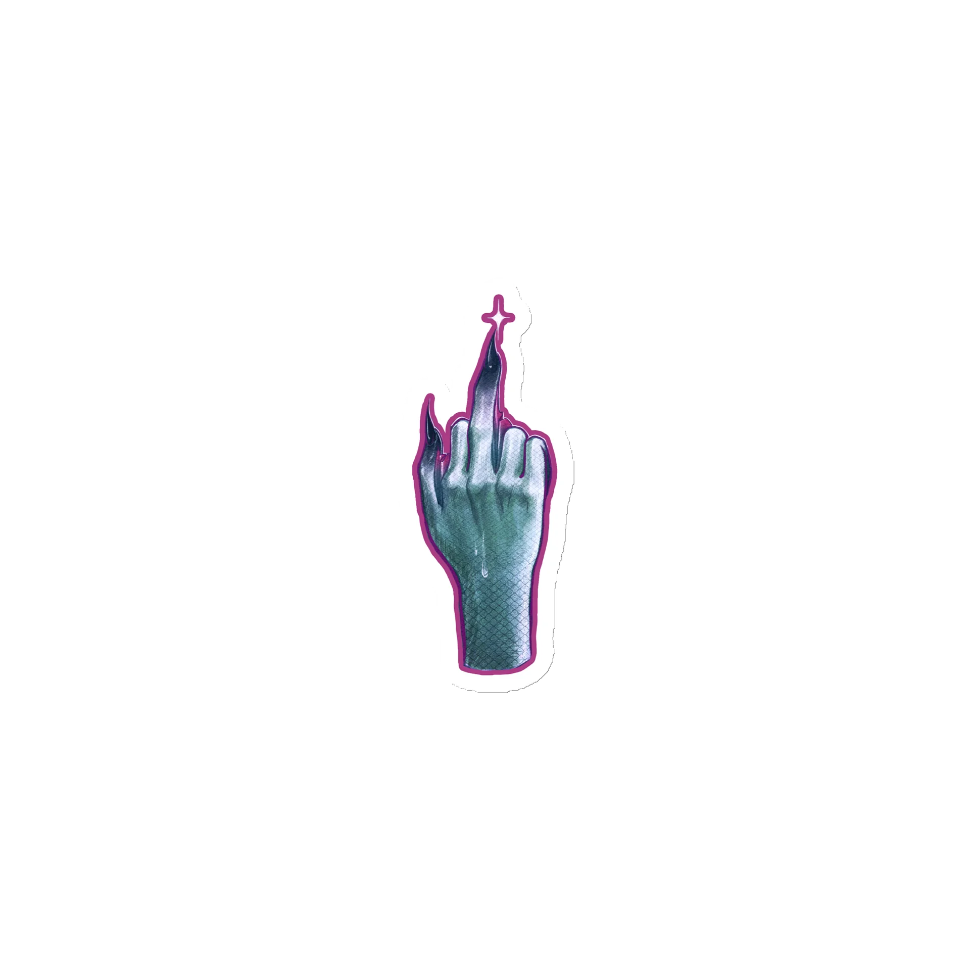 Mermaid Middle Finger Magnet product image (1)