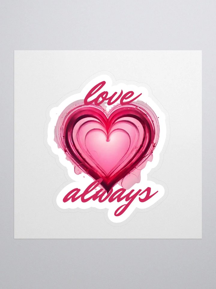 Love Always Valentine Sticker product image (2)