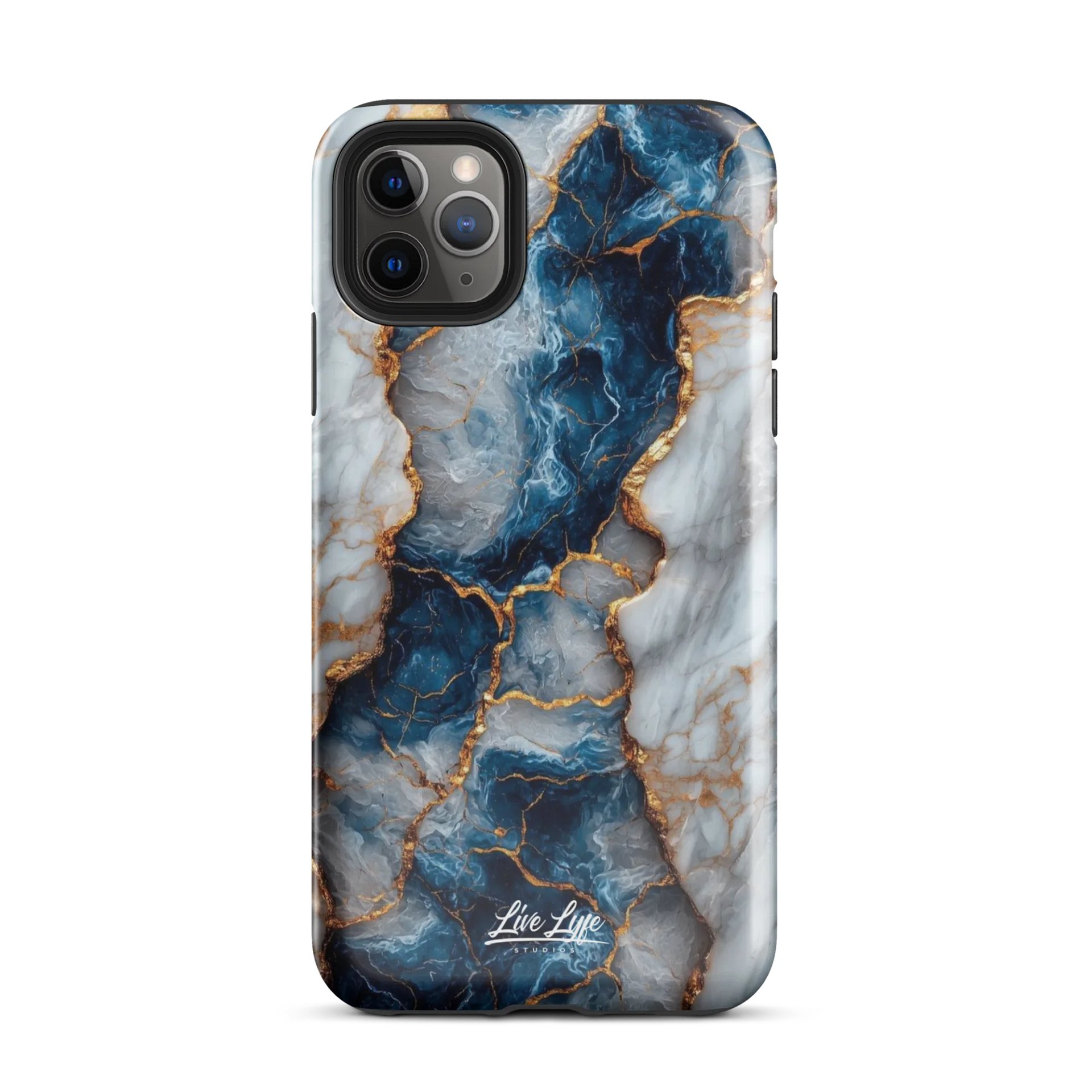 Dark Blue Marble Tough Case for iPhone® product image (2)
